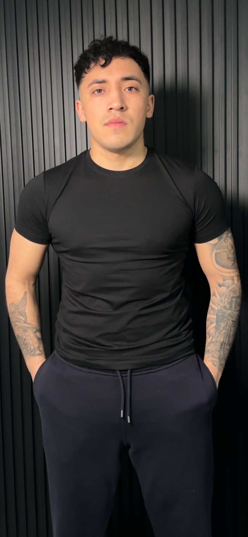 Polera Slim Fit Negro